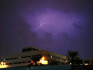 More rain, lightning storms to lash UAE
