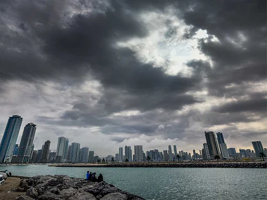 Cloudy weather across the UAE