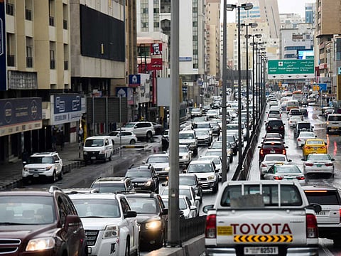 Traffic snarls near Sharjah's Central Souq caused heavy delays to motorists who attempted to drive into Dubai on Monday morning.