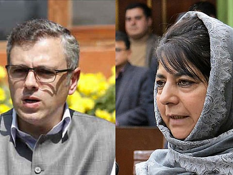 Mehbooba Mufti and Omar Abdullah