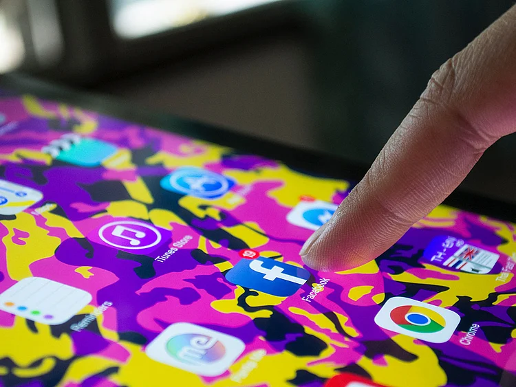 facebook button
