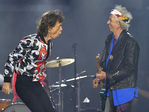  Mick Jagger, left, and Keith Richards, of The Rolling Stones.