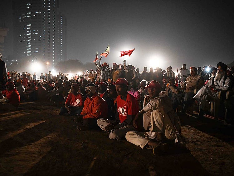 Indian farmers protest march 30112018