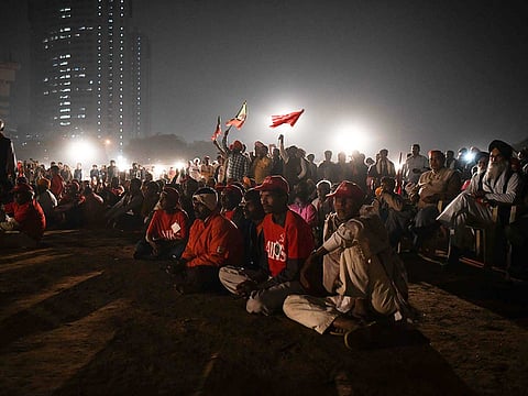 Indian farmers continue to protest against three farm acts which were passed by the BJP government in September 2020