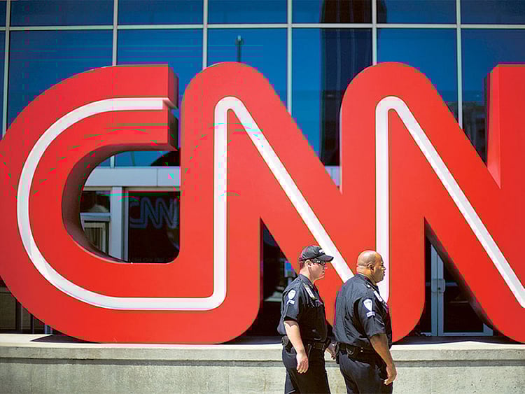 The CNN headquarters in Atlanta.