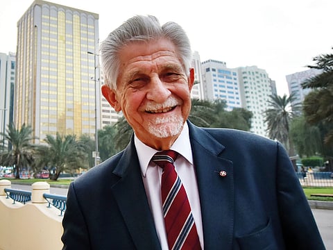 Retired civil engineer David Spearing, who has been living with a carer in his Abu Dhabi apartment, says he never feels lonely in the city, which he says has offered him many friends and professional opportunities.