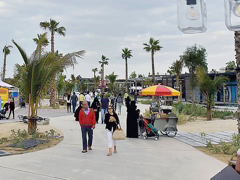 Residents soak up the ambience at La Mer, one of many places in Dubai, where one gets to experience the cross-cultural vibe.