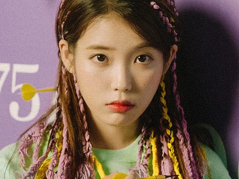 Singer-songwriter IU.