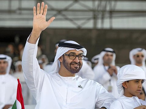 Shaikh Mohammad Bin Zayed, Crown Prince of Abu Dhabi and Deputy Supreme Commander of the UAE Armed Forces. 