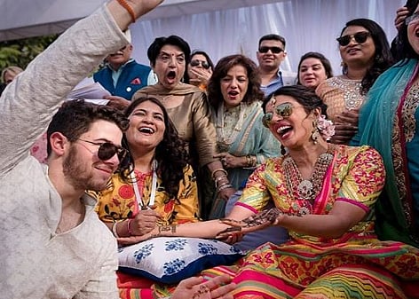 Priyanka and Nick celebrations