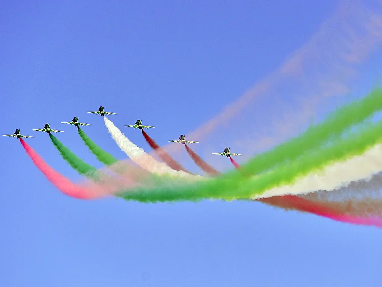 Al Fursan aerobatic show