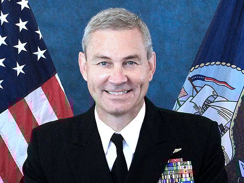 Vice Admiral Scott Stearney, Commander of the US 5th Fleet, Combined Maritime Forces 