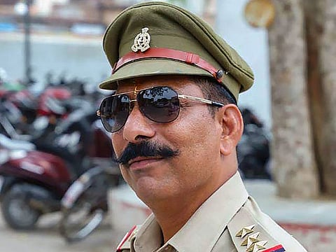 An undated photo of Police Inspector Subodh Kumar Singh. According to the officials, Kumar who was posted at the Syana Police Station died in the violence after a mob went on a rampage torching a police post and clashes with police in Bulandshahr on Dec. 03, 2018.
