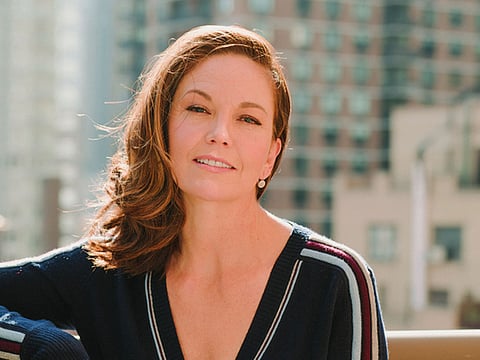 Diane Lane, in New York, on September 16. In House of Cards, Lane is given space to show some black as the scheming childhood friend of Robin Wright’s newly confirmed president.