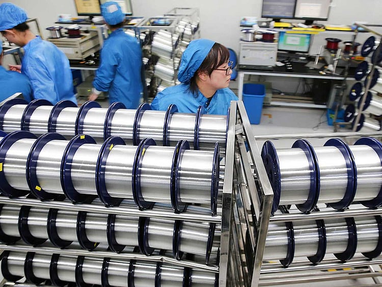Staff working in a factory