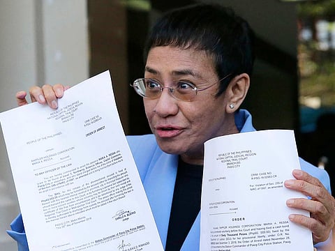 Maria Ressa, CEO of Rappler (file photo)