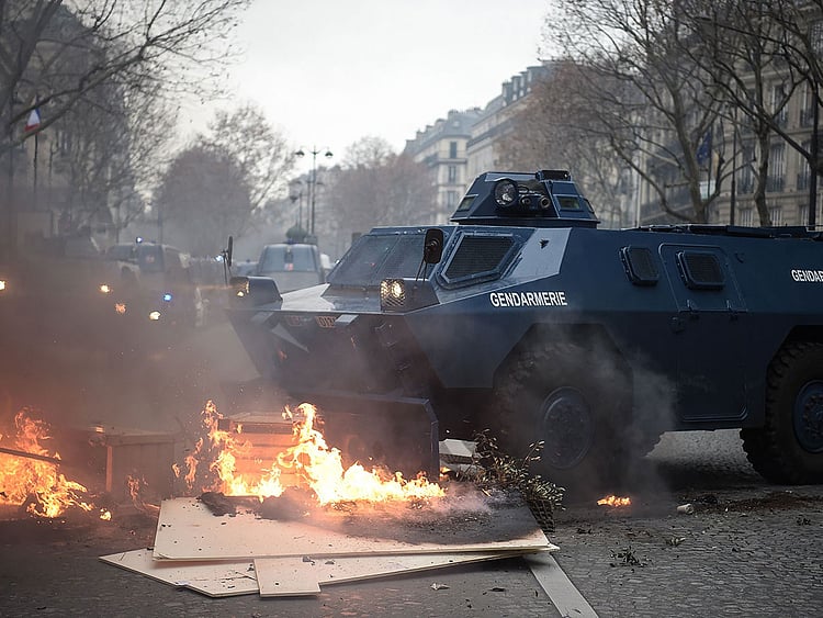 Paris armoured cars