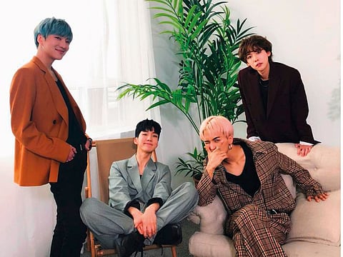 Kang Seungyoon, Lee Seunghoon, Song Mino and Kim Jinwoo of Winner