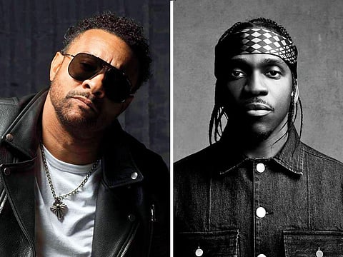 Shaggy (left) and Pusha T (right)