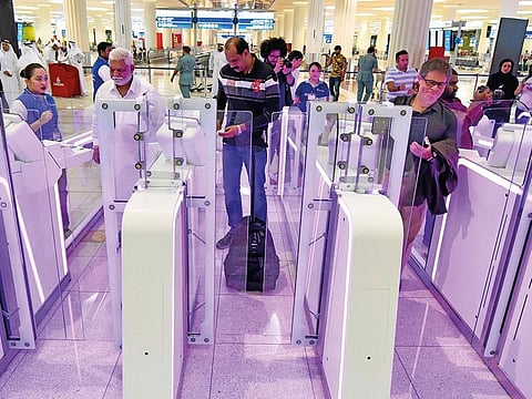 Passengers are advised to use smart gates to speed up their experience at the airport.