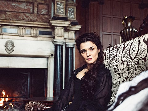 Rachel Weisz in a scene from "The Favourite." 