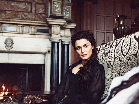 Rachel Weisz in a scene from "The Favourite." 