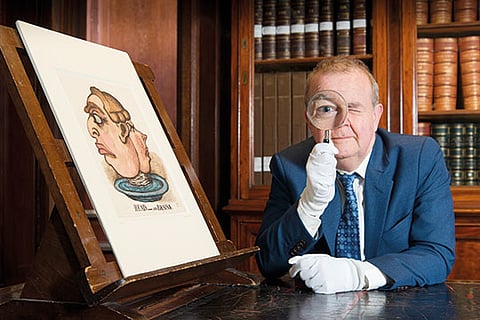 Ian Hislop at the British Museum