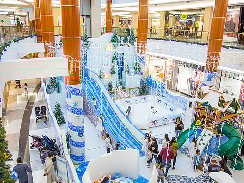 The winter village in BurJuman