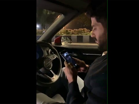 Screengrab from the video posted by Mumbai Police