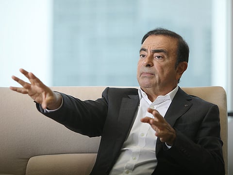 Carlos Ghosn at Nissan's headquarters in Yokohama, Japan, on Sept. 19, 2018.
