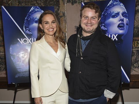 Natalie Portman with Brady Corbet.