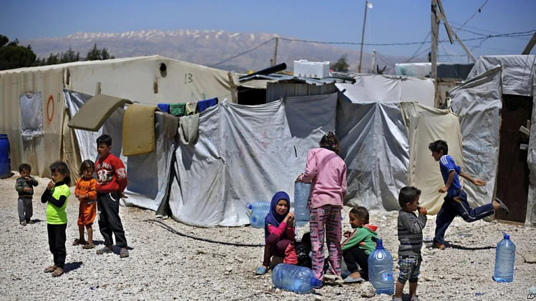 Syrian refugee in lebanon