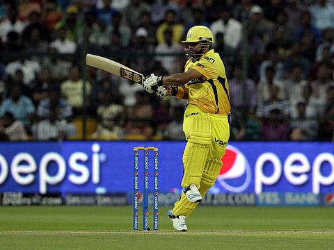 A file photo of Suresh Raina of Chennai Super Kings, during the IPL match at Zayed Cricket Stadium, Abu Dhabi.