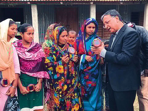 About 1,847 beneficiaries in Faridpur, Bangladesh, will receive the lanterns, a part of Zayed Sustainability Prize’s ‘Guiding Light’ global campaign. Most are from disadvantaged families.