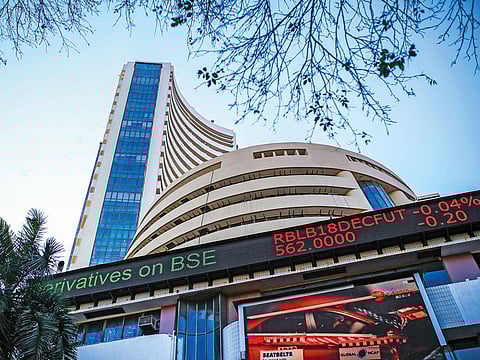 The BSE in Mumbai. Indian shares fell in choppy trading on Wednesday, a day after the country's Prime Minister Narendra Modi ordered a 21-day nation-wide lockdown to contain the rapid spread of the coronavirus.