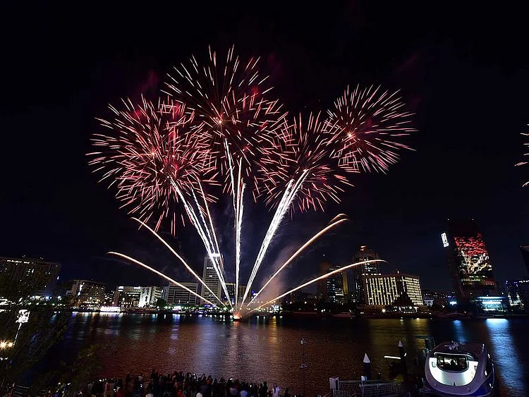 Fireworks at Al Seef