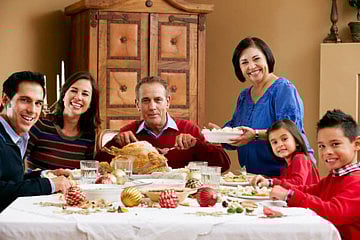 family Christmas lunch