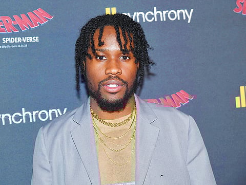 Actor Shameik Moore attends the Spider-Man "Into The Spider Verse" AR experience on December 11, 2018 in New York City.