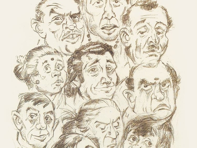 tab Cover of RK Laxman's book 'Servants of India'