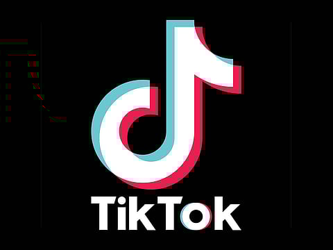 the tik tok social media logo