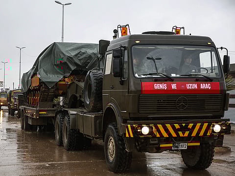Turkey over the weekend sent military reinforcements to the the border with Syria, with parts of the convoy entering Syria in areas held by Turkish-backed Syrian rebels.