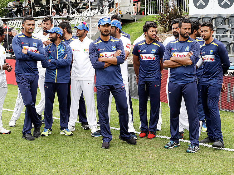 Sri Lankan team members