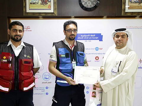 Courtesy Dubai corporation for ambulance services 