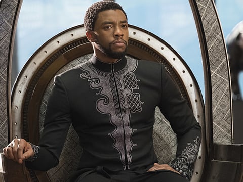 Chadwick Boseman in 'Black Panther'.