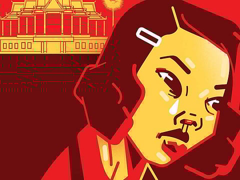 A mind in flight from itself