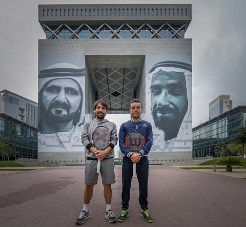 Daily Deuce: Roberto Bautista Agut, Marcos Baghdatis visit DIFC