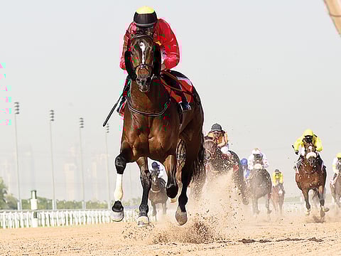 Richard Mullen will ride Ode To Autumn at Jebel Ali