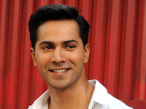 Indian Bollywood actor Varun Dhawan 