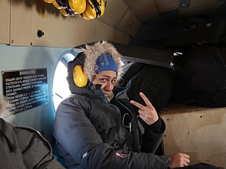 Meet the first Arab woman to dive in the North Pole