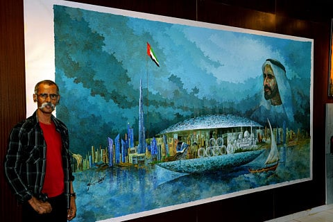 UAE-based artist pays tribute to Zayed’s unifying role